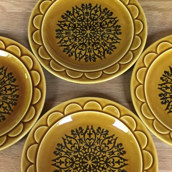 Vintage Golden Seville Dessert Bread Plates Japan - Picture 3 of 7